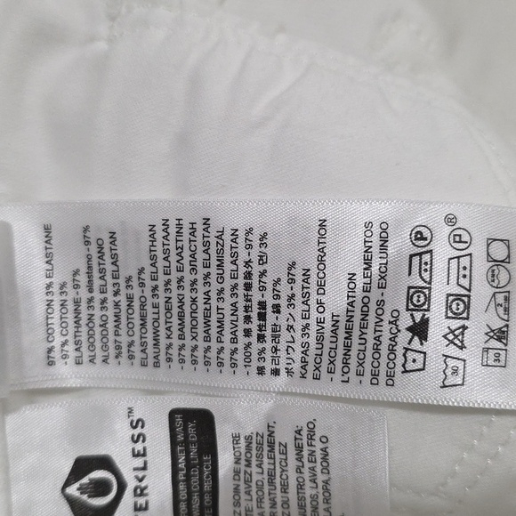 Levis 311 Women's White Jeans. Size 31 - Picture 4 of 7